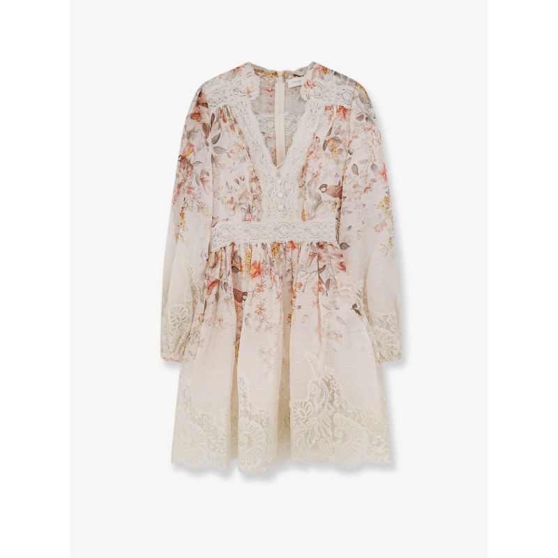 Luna linen and silk dress
