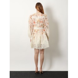 Luna linen and silk dress