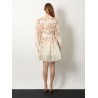 Luna linen and silk dress