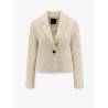 Idony embroidered linen blazer