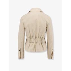 Idony embroidered linen blazer