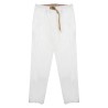 PANTALONE IN COTONE CON CINTURA