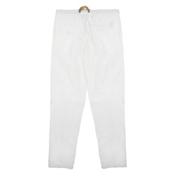 PANTALONE IN COTONE CON CINTURA