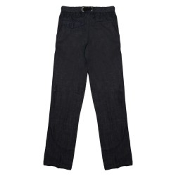 PANTALONE IN COTONE CON CINTURA
