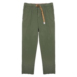 PANTALONE IN COTONE CON CINTURA