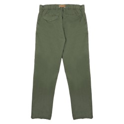 PANTALONE IN COTONE CON CINTURA