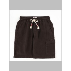 SHORTS IN LINO CON COULISSE