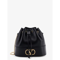 VLogo Signature Leather Bucket Bag