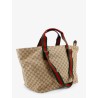 GG fabric shopping bag with Nastro Web handle detail