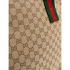 GG fabric shopping bag with Nastro Web handle detail