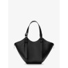 Hammock Flip leather handbag with front lettering logo