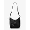 Hammock Flip leather handbag with front lettering logo