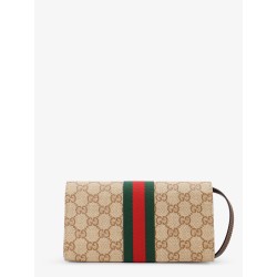 GG fabric shoulder bag with Nastro Web detail