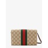 Gucci Horsebit Web GG fabric wallet
