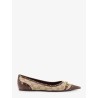 Savoy GG fabric ballerinas with stud detail