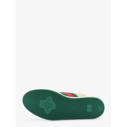 Screener mesh and leather sneakers with Nastro Web on the side