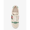 Screener mesh and leather sneakers with Nastro Web on the side