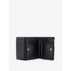 Bi-fold Intrecciato wallet with zip