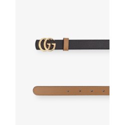 Reversible leather belt