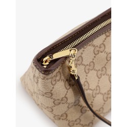 GG fabric clutch with Nastro Web on the front