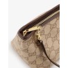 GG fabric clutch with Nastro Web on the front
