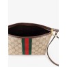 GG fabric clutch with Nastro Web on the front