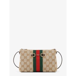 GG fabric crossbody with Nastro Web detail on the front