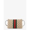 GG fabric crossbody with Nastro Web detail on the front