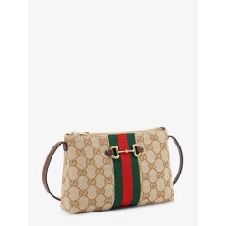 GG fabric crossbody with Nastro Web detail on the front