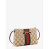 GG fabric crossbody with Nastro Web detail on the front