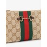 GG fabric crossbody with Nastro Web detail on the front