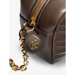 GG Marmont Camera bag leather crossbody bag with chevron stitching