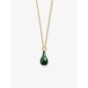 Medium jade drop necklace