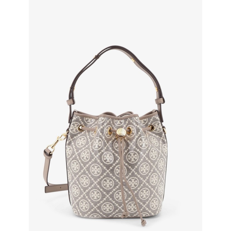 T Monogram coated canvas bucket bag