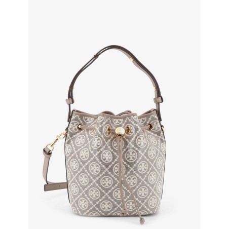 T Monogram coated canvas bucket bag