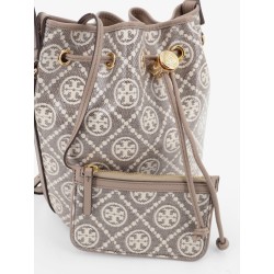 T Monogram coated canvas bucket bag