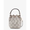 T Monogram coated canvas bucket bag