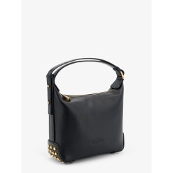 Metal Dots Leather Mini Bag