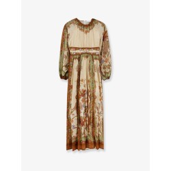 Indra cotton and silk dress