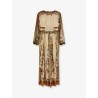 Indra cotton and silk dress