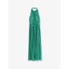 Lurex georgette long dress