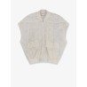Sleeveless lace jacket