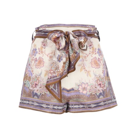 SHORTS CON FOULARD "LUNA"