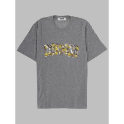 T-SHIRT CON LOGO CON PAILLETTES