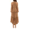 "HYPNOTIC PEPLUM" RUFFLE DRESS
