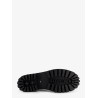 Leather boots with maxi rubber sole