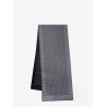 Double wool jacquard scarf with GG motif