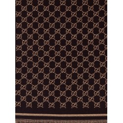 GG wool jacquard scarf