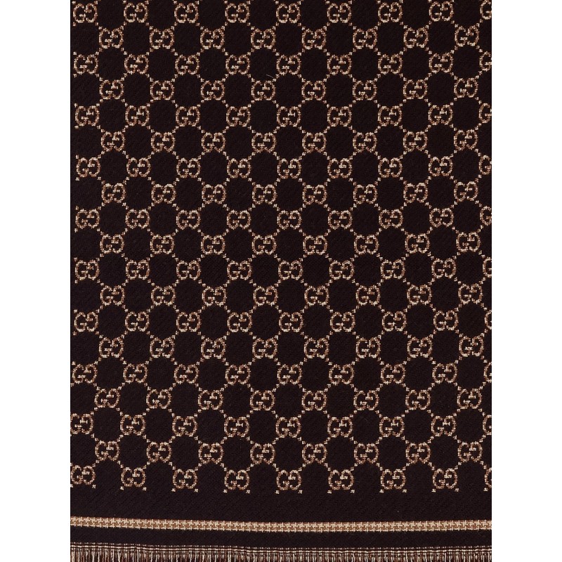 GG wool jacquard scarf