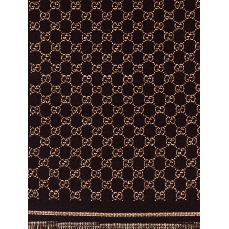 GG wool jacquard scarf